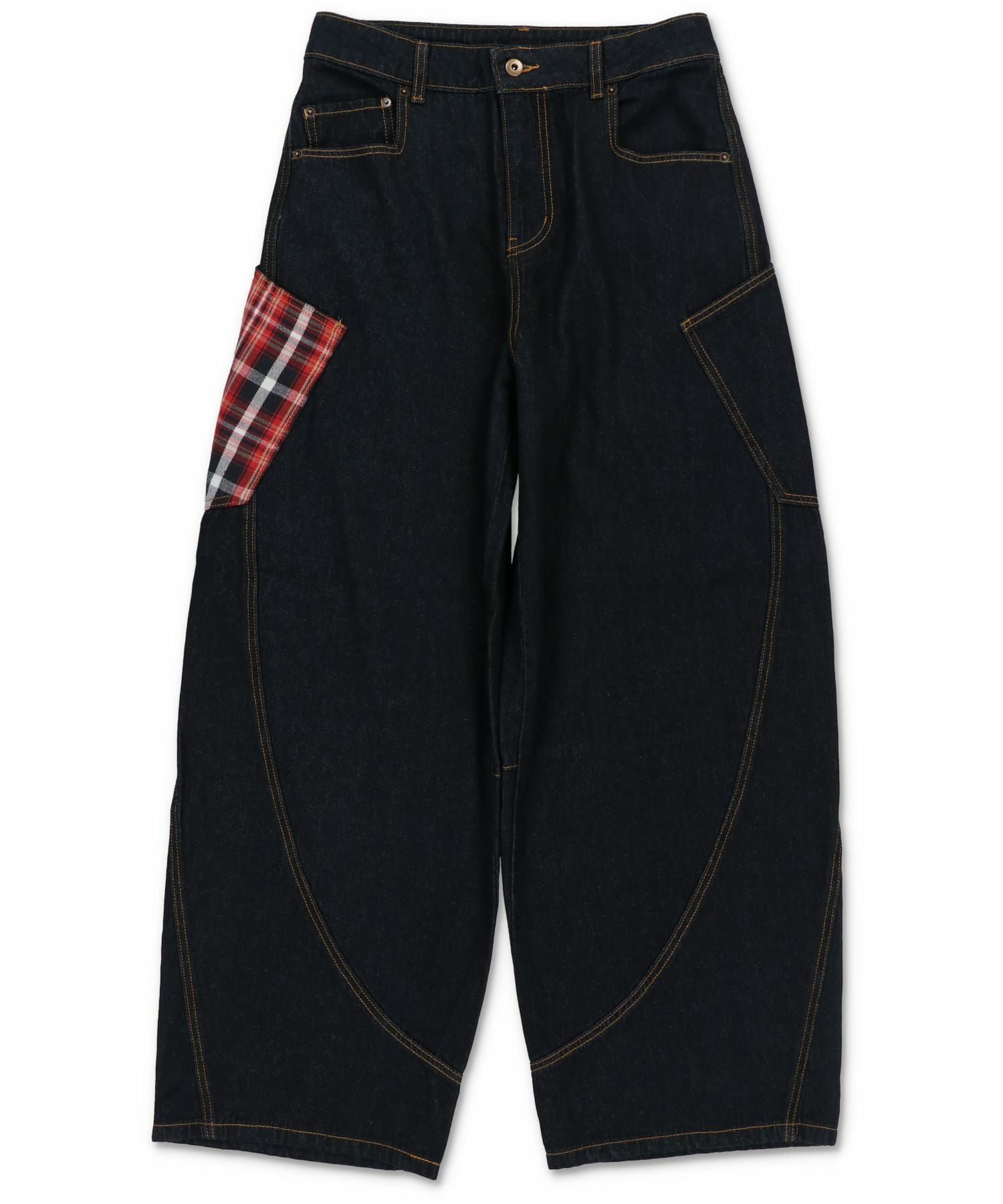 ネイビーxレッド