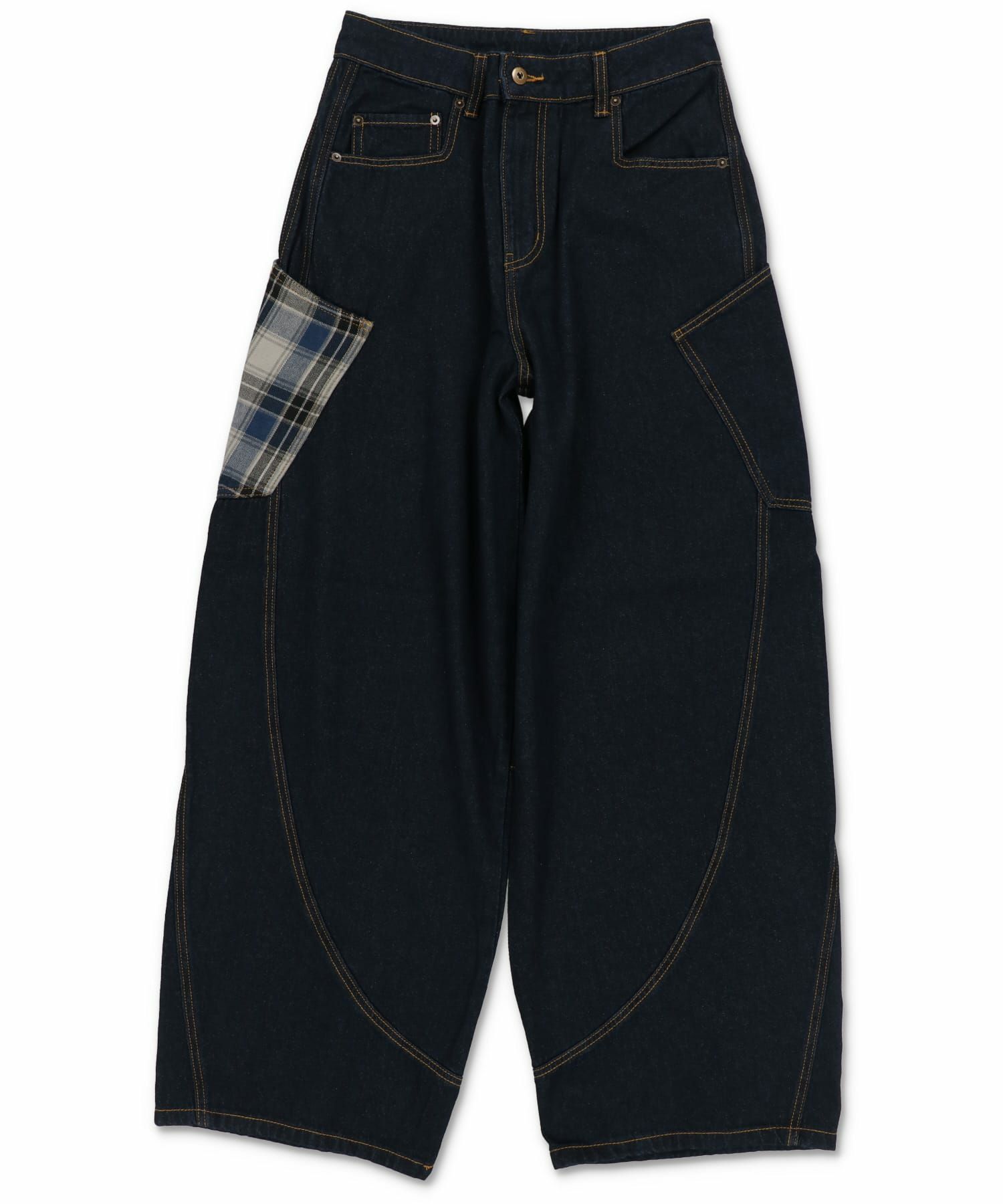 ネイビーxベージュ