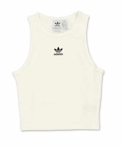 ≪adidas/アディダス≫リブタンクトップ/ワンポイント | SPINNS