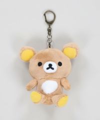⭐️サンエックス⭐️リラックマ おでかけぬいぐるみキーホルダー ピンク ストラップ ⭐️サンエックス⭐️リラックマ おでかけぬいぐるみ
