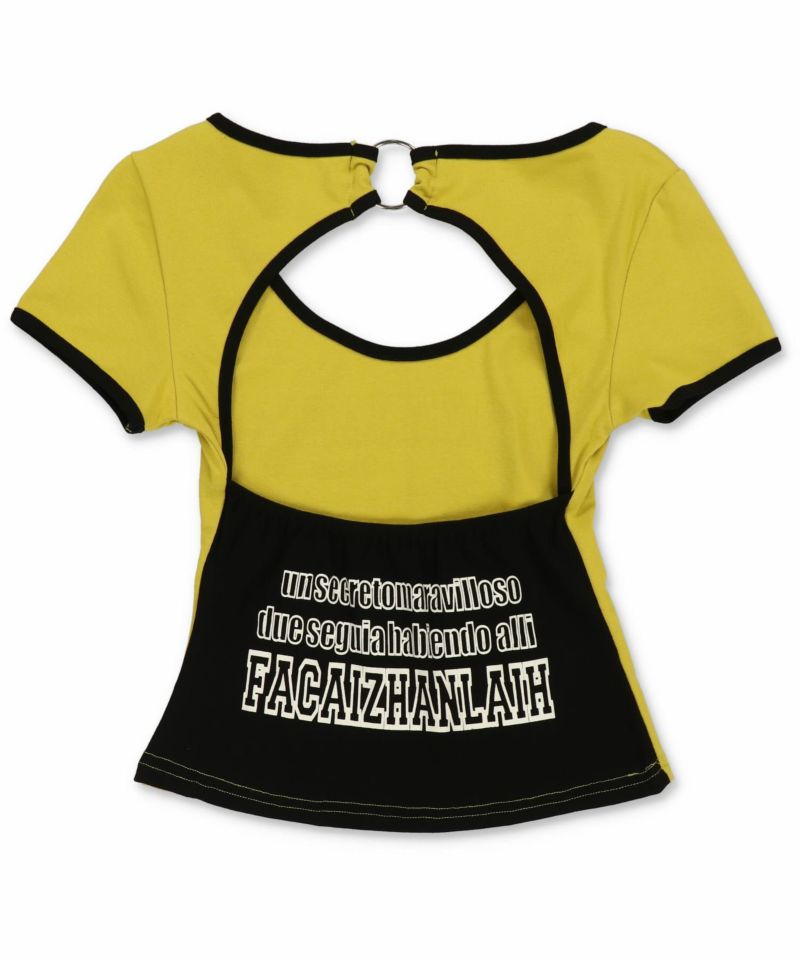 Abstract Hand-Printed Oversized Stitched Crew Neck T-shirt