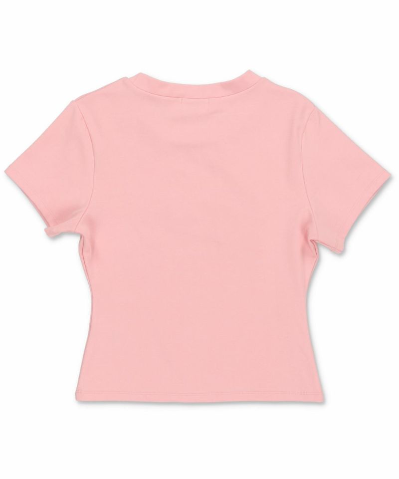 ヨーロッパヴィンテージ ピンクベージュとレオパード柄Tシャツ ヨーロッパヴィンテージ ピンクベージュとレオパード柄Tシャツ