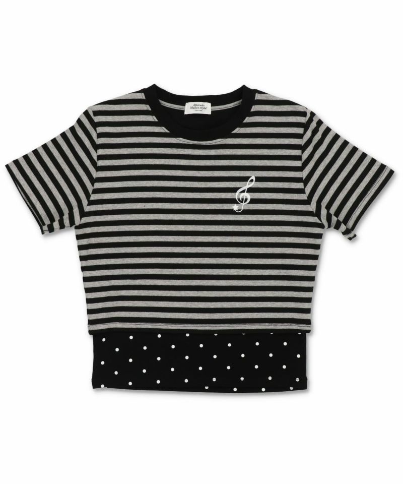 グレーxブラック