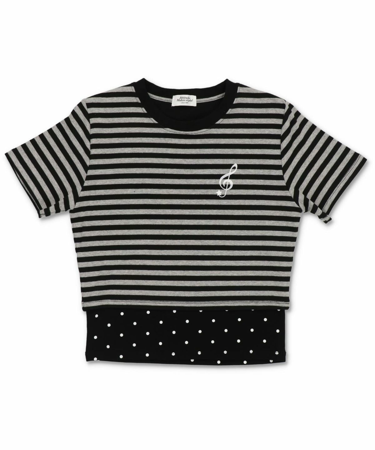 グレーxブラック