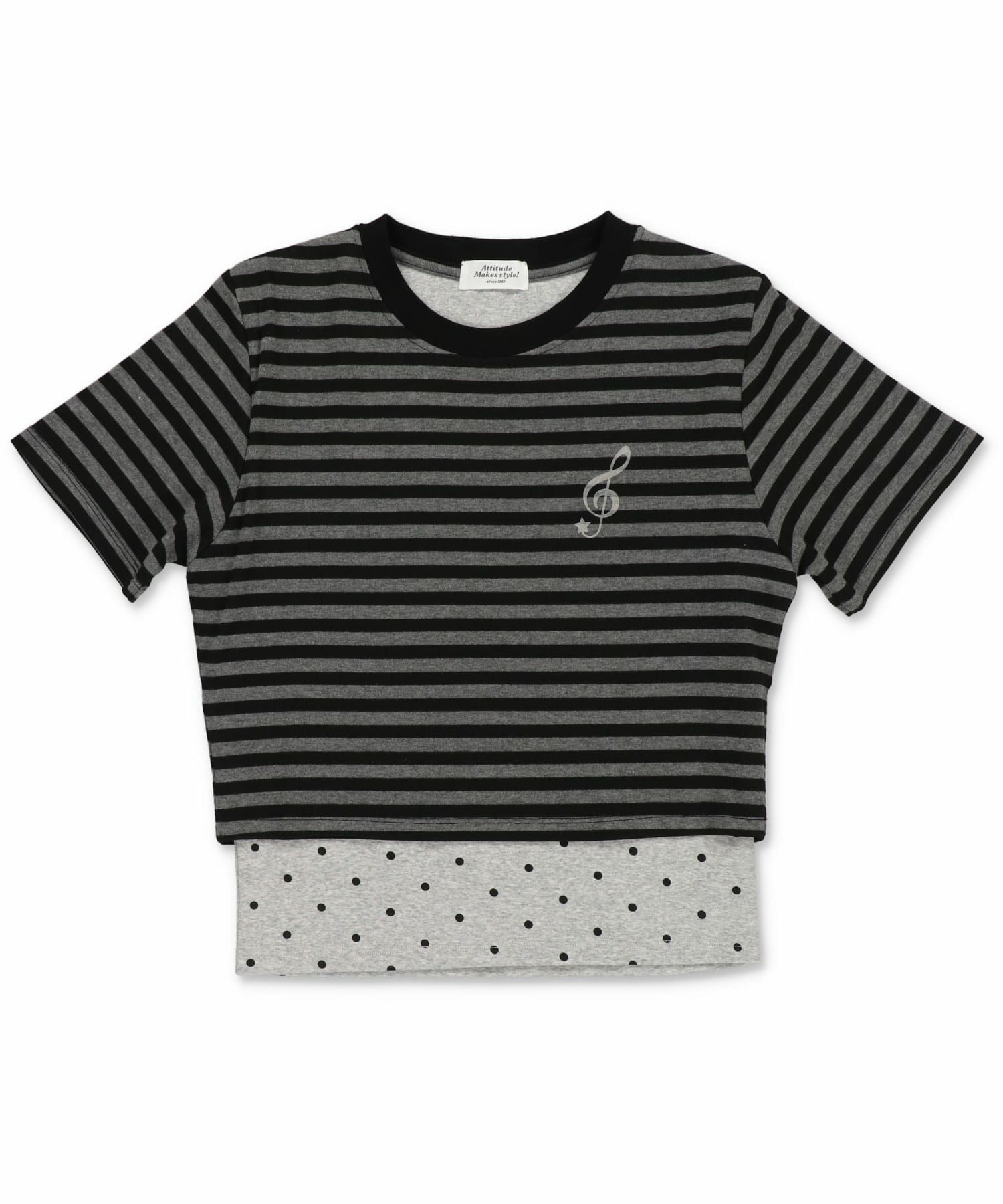 チャコールxブラック