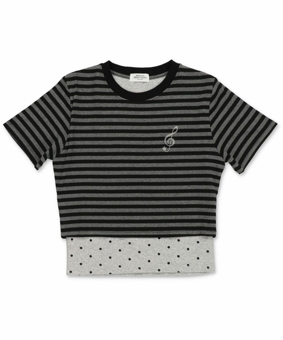 チャコールxブラック