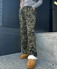 裏毛ワイドスウェットパンツ/迷彩柄/カモ柄 | SPINNS WEB STORE