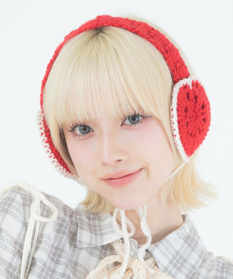 ニットイヤーマフ/イヤマフ/ハート/#NEO森ガール | SPINNS WEB