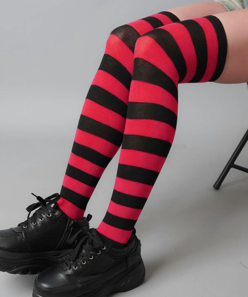 ニーハイソックス/ボーダー3 | SPINNS WEB STORE | SPINNS (スピンズ