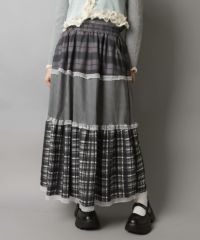 【美品】80s~HAI SPORTING GEAR/パッチワークロングスカート 美品】80s~HAI SPORTING GEAR/パッチワークロングスカート