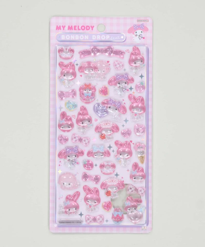 ≪サンリオ≫ボンボンドロップシール2/ぷくぷく/シール/全8種＜メール
