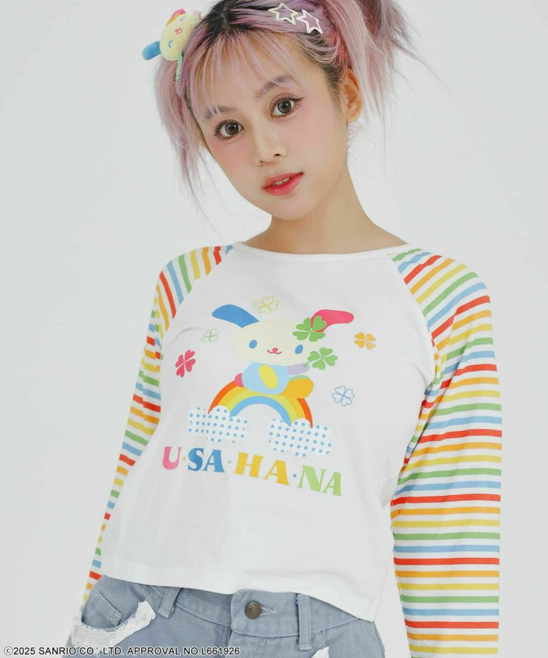ウサハナ×SPINNS』ボーダーカットソー | SPINNS WEB STORE