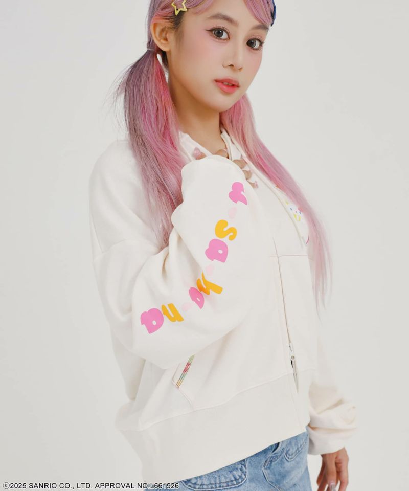 ウサハナ×SPINNS』ワッペンジップパーカー | SPINNS WEB STORE