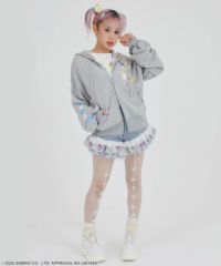 『ウサハナ×SPINNS』ワッペンジップパーカー ウサハナ×SPINNS』ワッペンジップパーカー | SPINNS WEB STORE