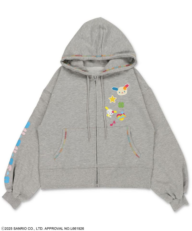 『ウサハナ×SPINNS』ワッペンジップパーカー ウサハナ×SPINNS』ワッペンジップパーカー | SPINNS WEB STORE
