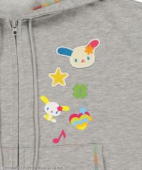 ウサハナ×SPINNS』ワッペンジップパーカー | SPINNS WEB STORE