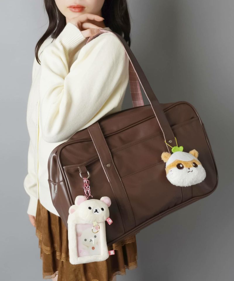 26%OFF】合皮スクールバッグ/星柄/チェック柄/スクバ | SPINNS WEB