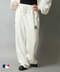 ≪MLB/メジャーリーグベースボール≫裏毛ワイドパンツ
