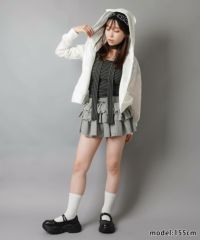 80%OFF】猫耳薄手ジップパーカー/スター/#ウィッシュコア | SPINNS WEB