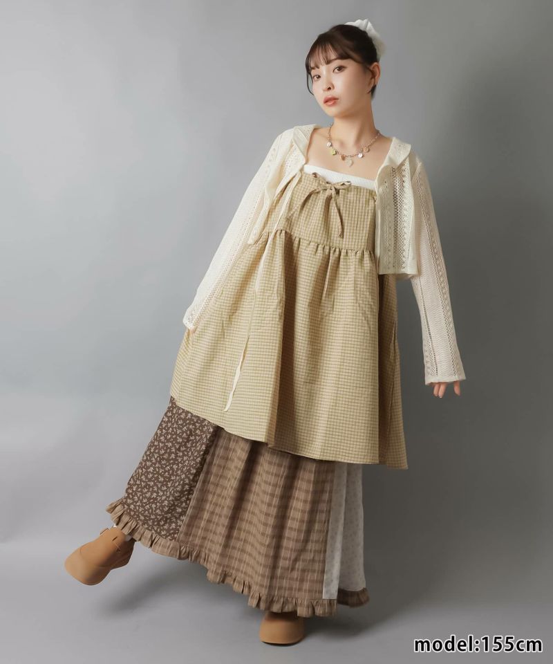 ヒスクローネ HISCHRONE さえら レース ショール ボレロ カーディガン ヒスクローネ HISCHRONE さえら レース ショール ボレロ