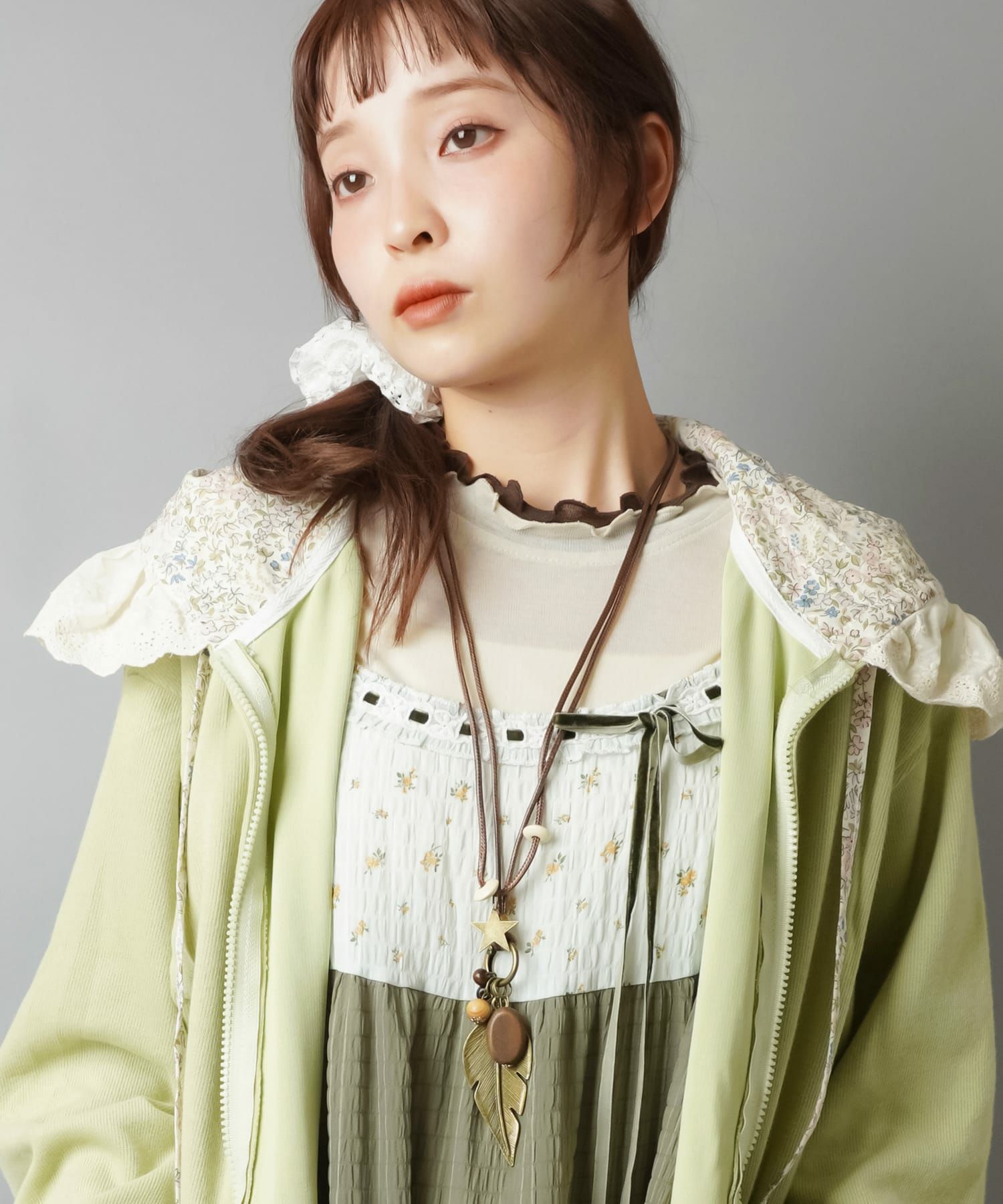 紐ネックレス/羽根/スター/#NEO森ガール/#フェアリーグランジ | SPINNS