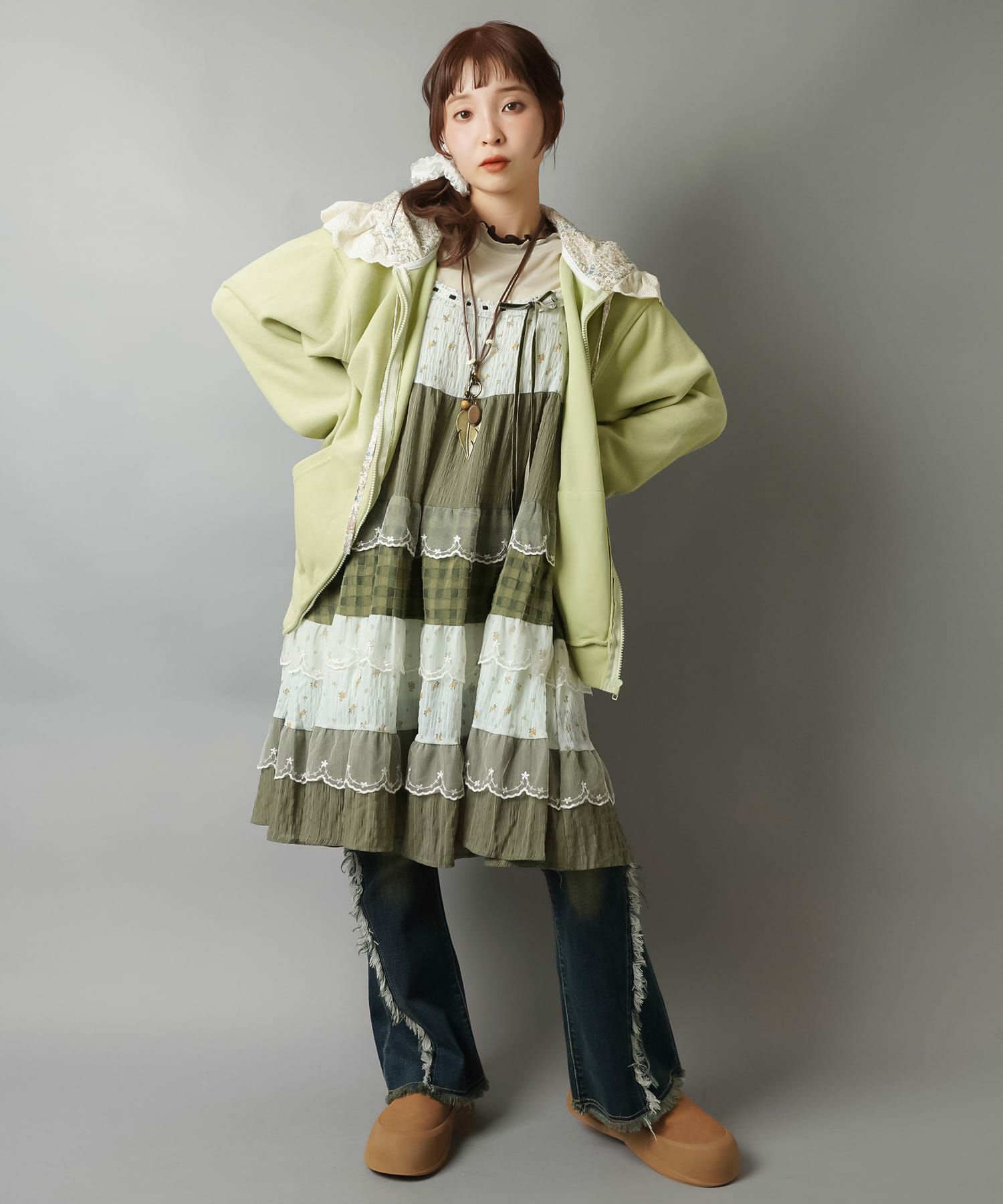 紐ネックレス/羽根/スター/#NEO森ガール/#フェアリーグランジ | SPINNS