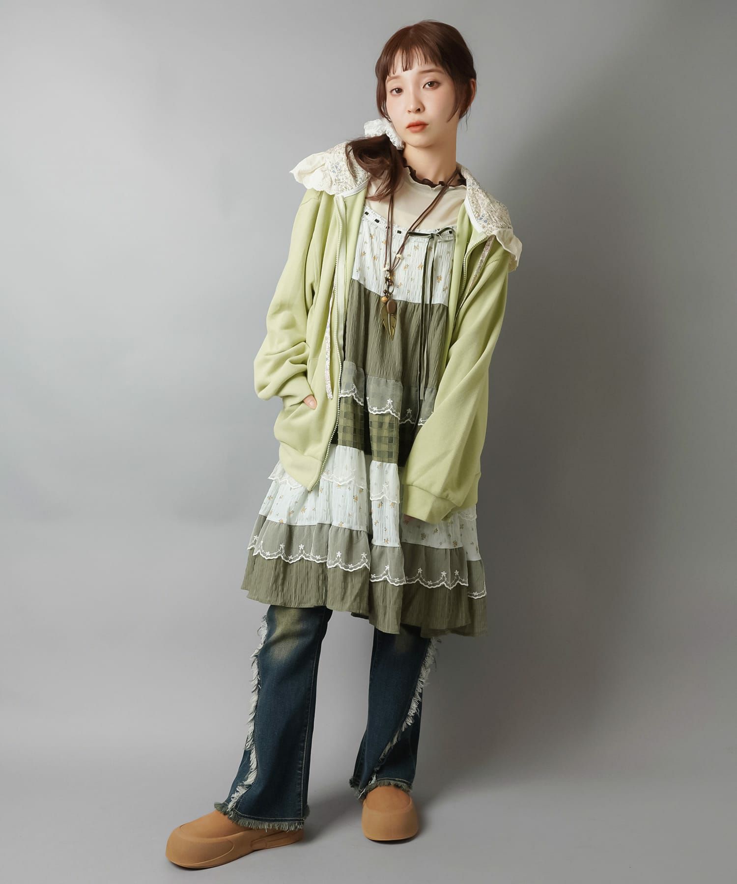 紐ネックレス/羽根/スター/#NEO森ガール/#フェアリーグランジ | SPINNS