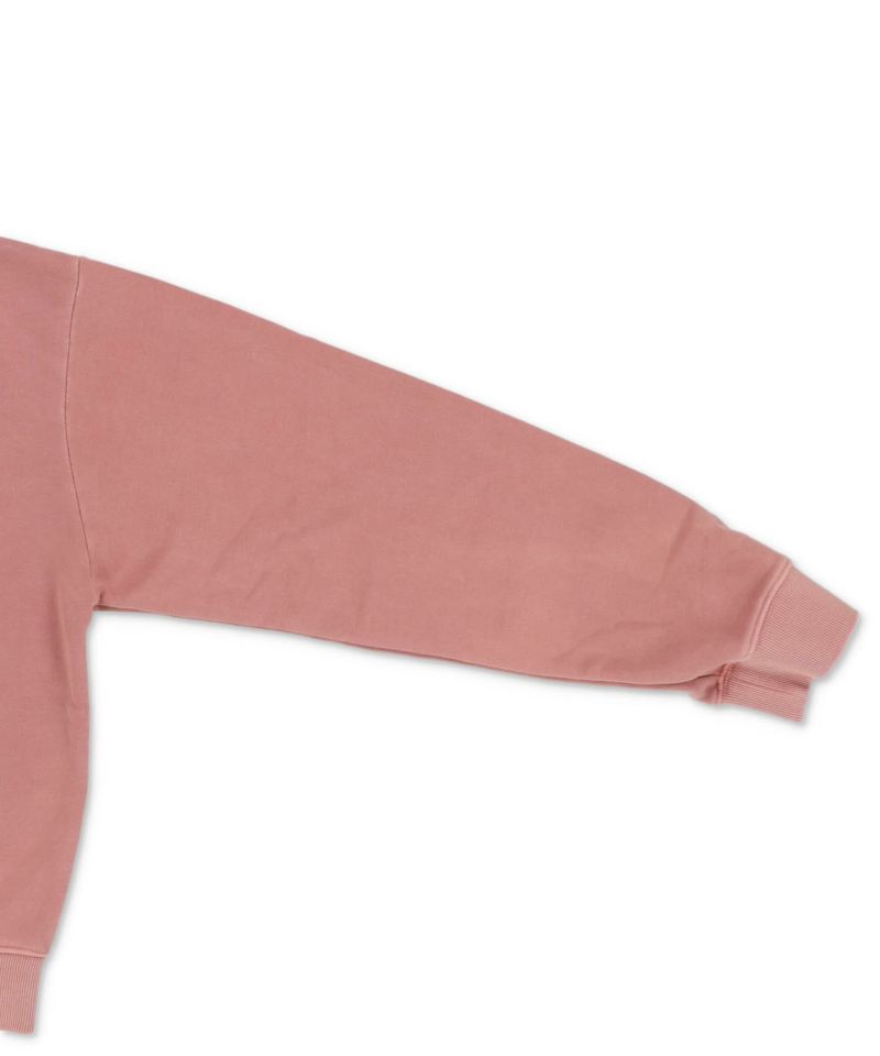 短丈ダブルジップパーカー/パッチワークロゴ/リアルツリー