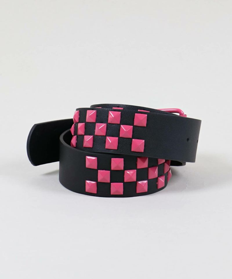 合皮ベルト/フラッグチェック/スタッズ | SPINNS WEB STORE | SPINNS