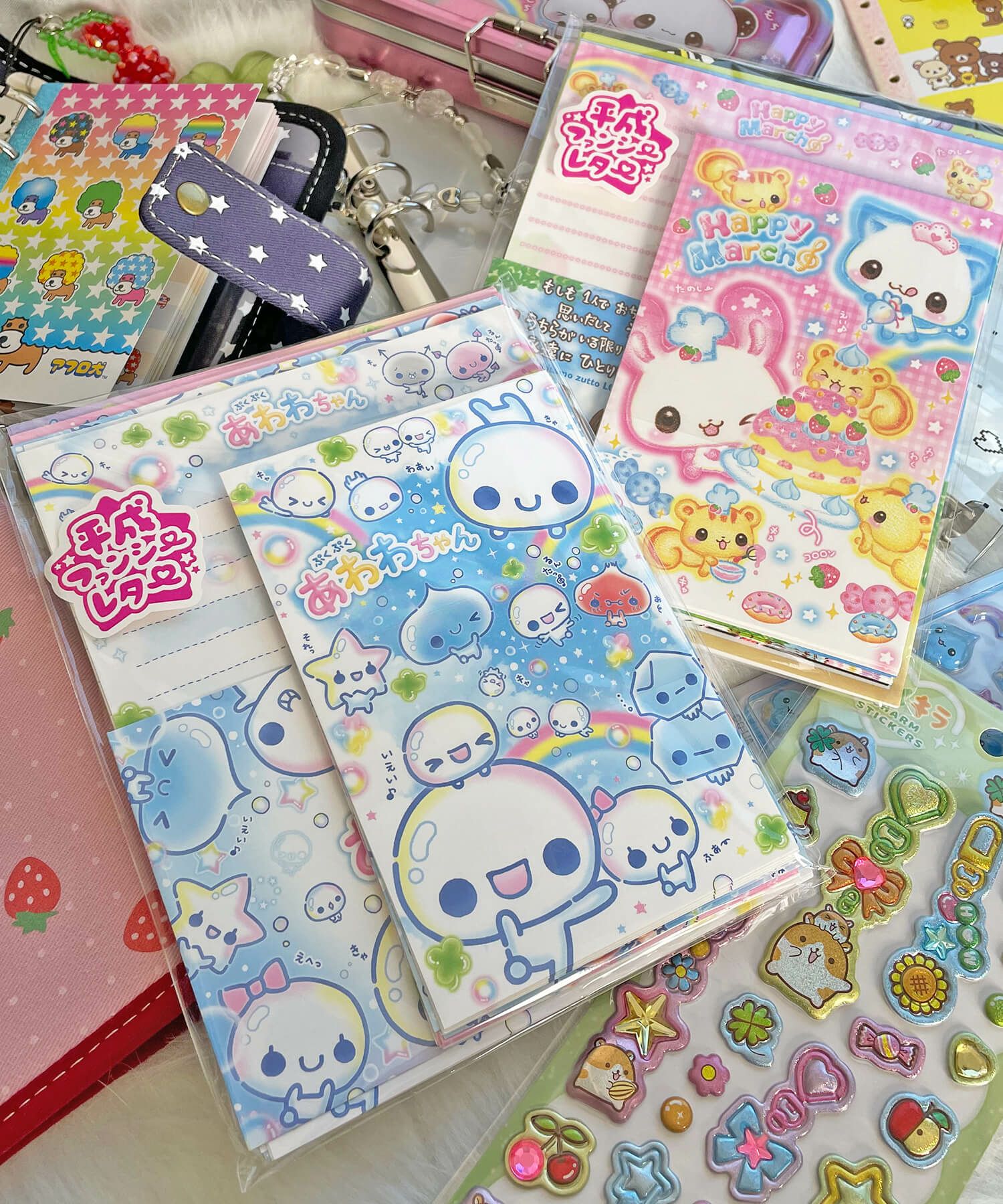 平成女児/レターセット/ぷくぷくあわわちゃん/平成MIX＜メール便対応