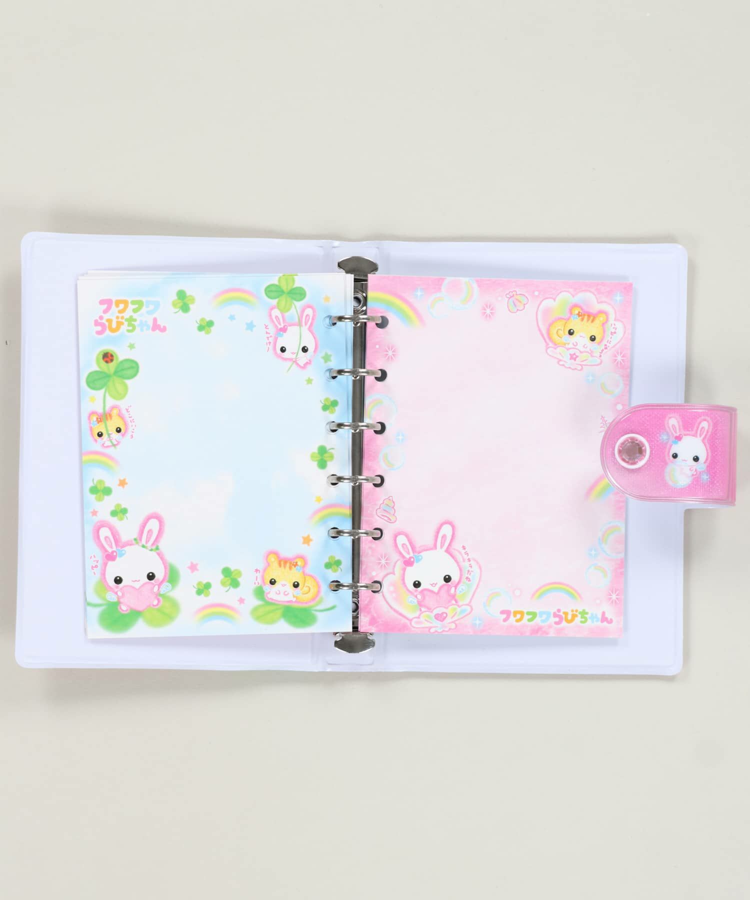 平成女児/シール手帳/シールバインダー2/フワフワらびちゃん | SPINNS