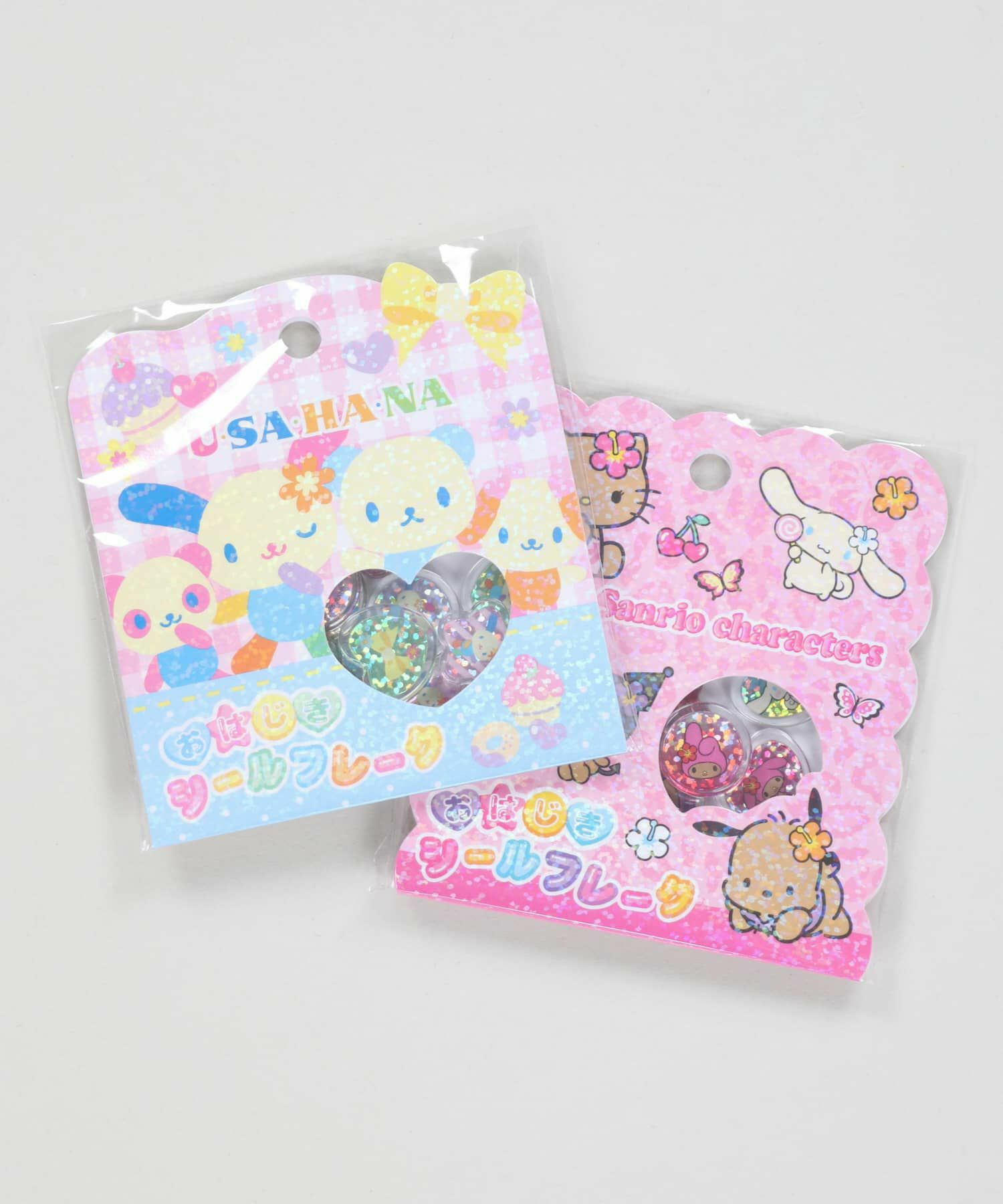 ≪サンリオ≫おはじきシール/ウサハナ/日焼け＜メール便対応