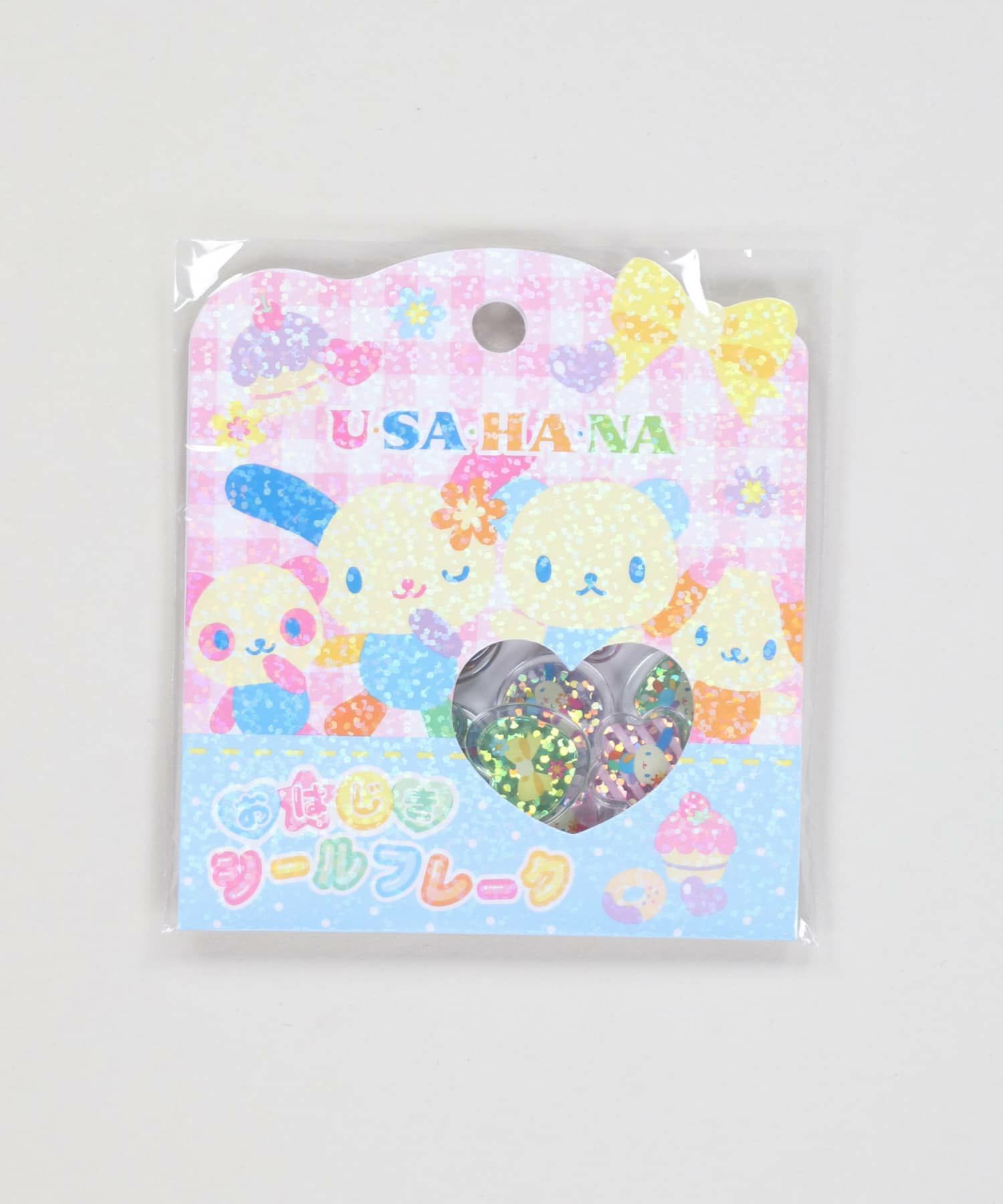 正規品　おはじきシール　ウサハナ　はぴだんぶい　たまごっち　リラックマ　サンリオ ≪サンリオ≫おはじきシール/ウサハナ/日焼け＜メール便対応