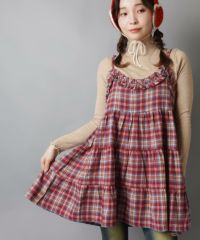 ティアードキャミワンピース/チェック/#NEO森ガール | SPINNS WEB