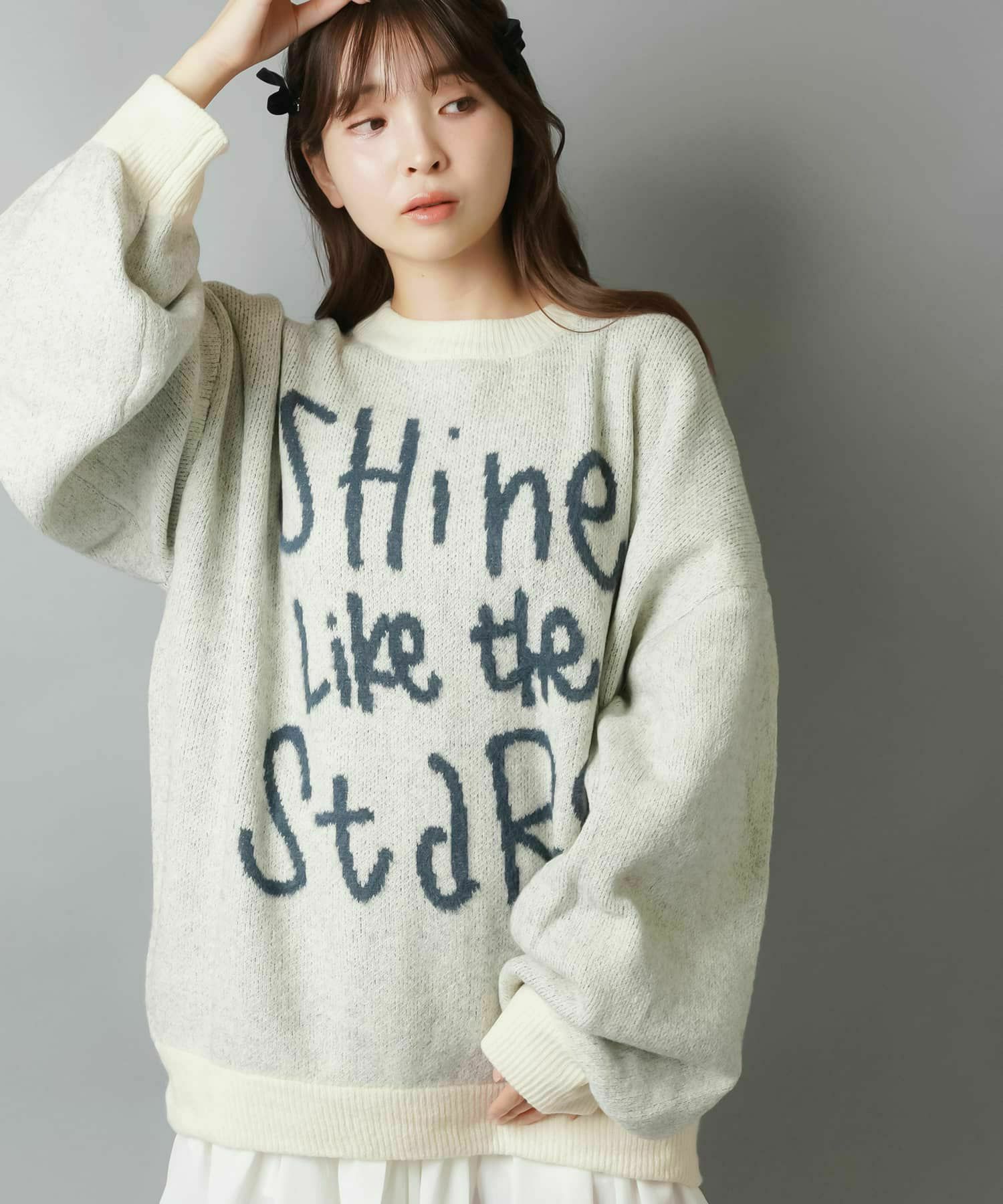 51%OFF】オーバーサイズニット/オールドロゴ/5色展開 | SPINNS WEB