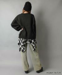 K..♡様　GRIS 　XLサイズ オーバーサイズニット/オールドロゴ | SPINNS WEB STORE