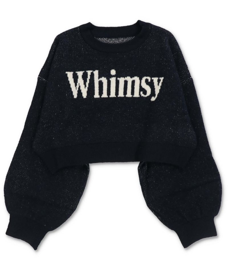 ショート丈ロゴニット/Whimsy | SPINNS WEB STORE | SPINNS