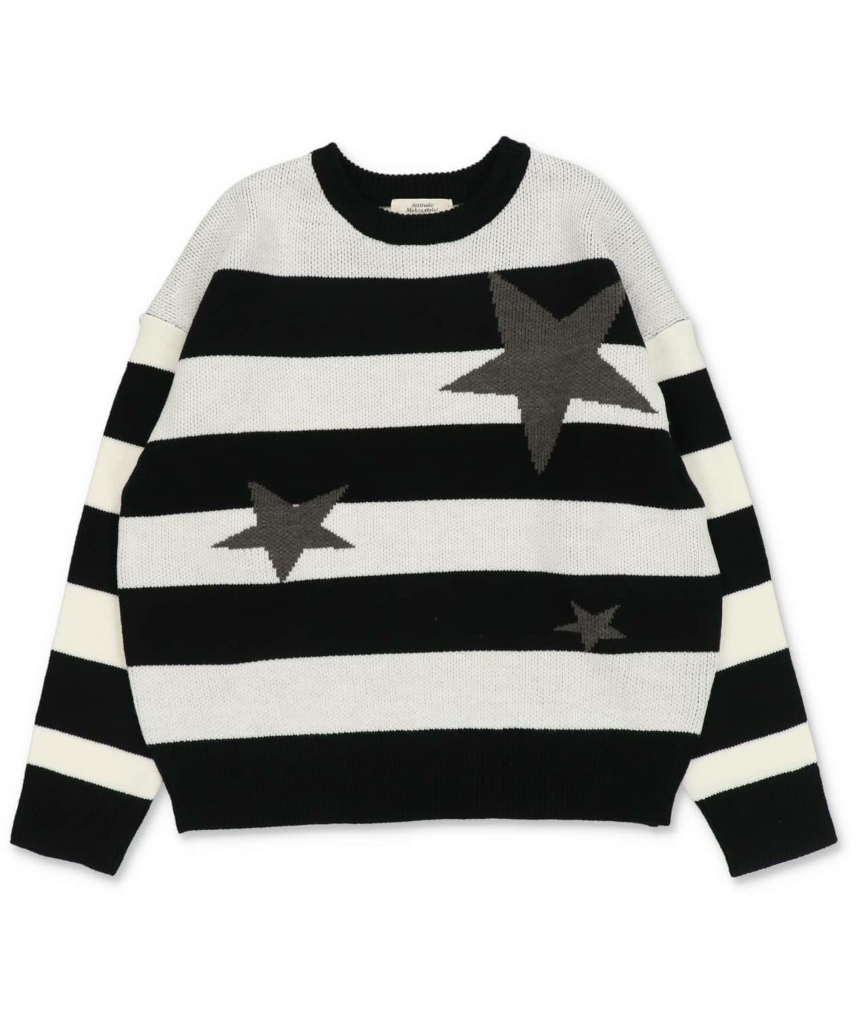 オフホワイトxブラック