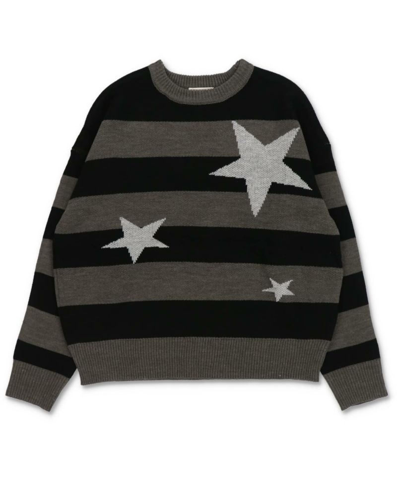 ボーダーニット/スター/#ウィッシュコア | SPINNS WEB STORE | SPINNS