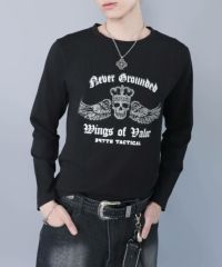 STONE  06aw ロゴ ロンt 長袖カットソー 短丈 STONE 06aw ロゴ ロンt 長袖カットソー 短丈 simple short long Tee