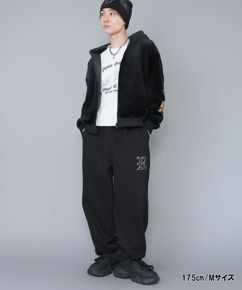 スウェットパンツ/ラインストーン/ワンポイント/セットアップ可能