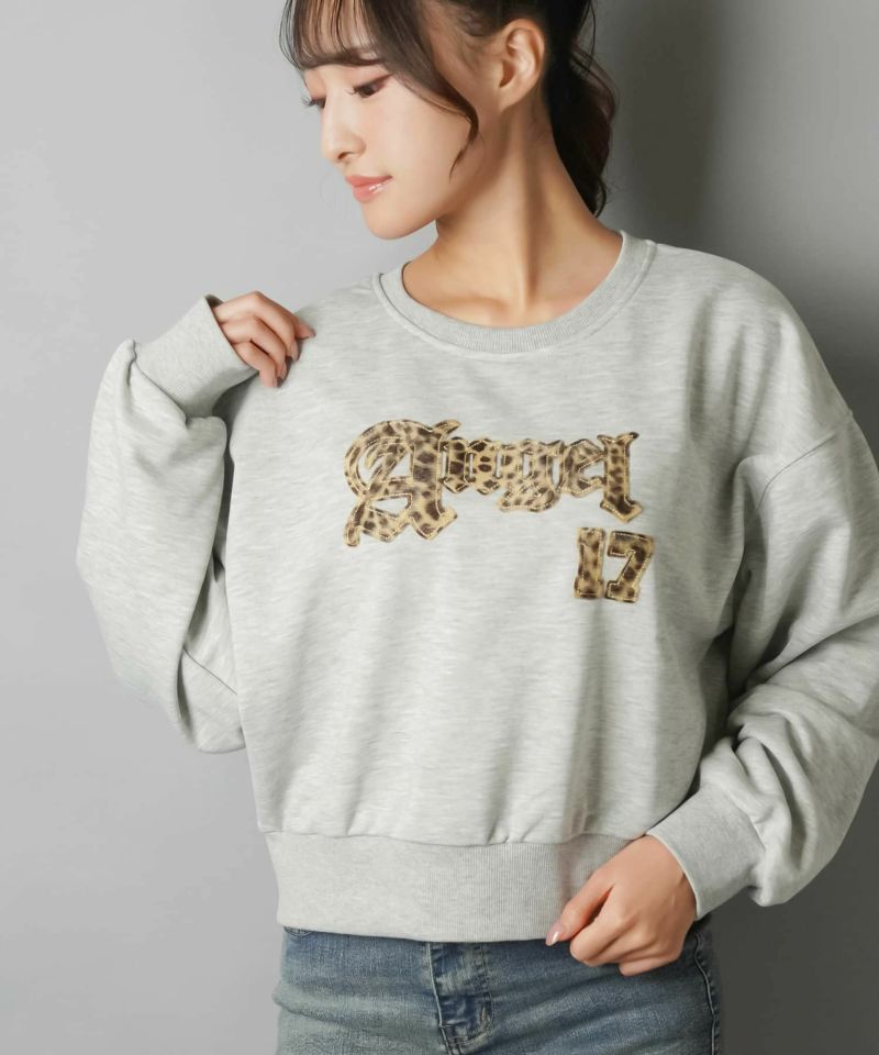 【新品】アニービン　アニンビン　レオパード　スウェット　トレーナー　Mサイズ アニービン アニンビン レオパードトレーナー スウェット Mサイズ