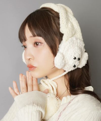 95%OFF】ニットヘアバンド/耳あてつき | SPINNS WEB STORE