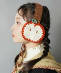 ニットイヤーマフ/イヤマフ/耳当て/アップル/#NEO森ガール | SPINNS