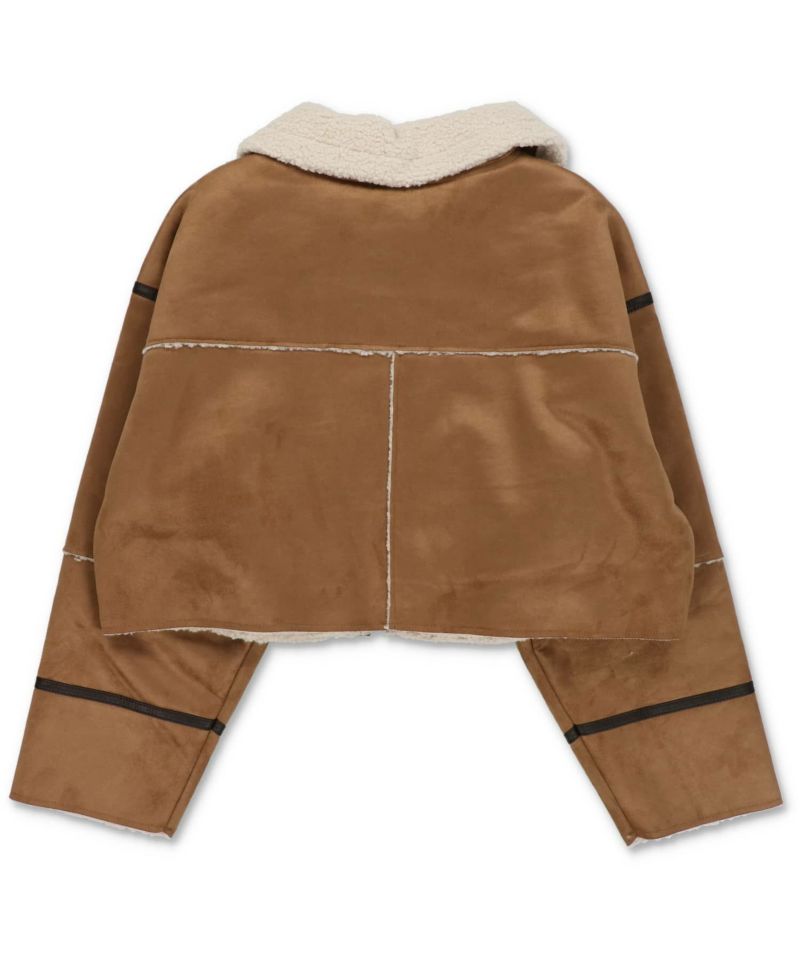 ショート丈ボアムートンジャケット/5色展開 | SPINNS WEB STORE