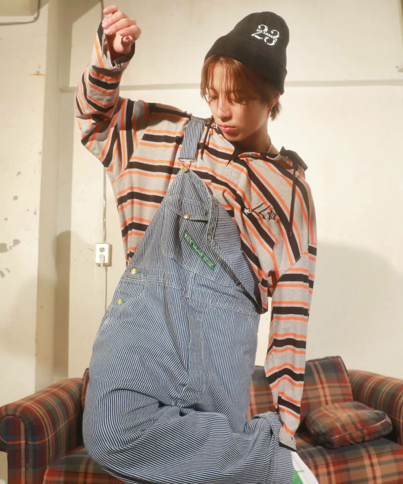 受注販売】『LIL LEAGUE × SPINNS』 フード付き ラガーシャツ | SPINNS