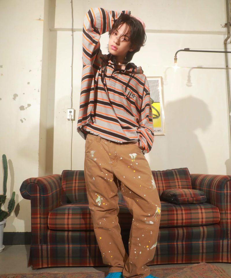 受注販売】『LIL LEAGUE × SPINNS』 フード付き ラガーシャツ | SPINNS