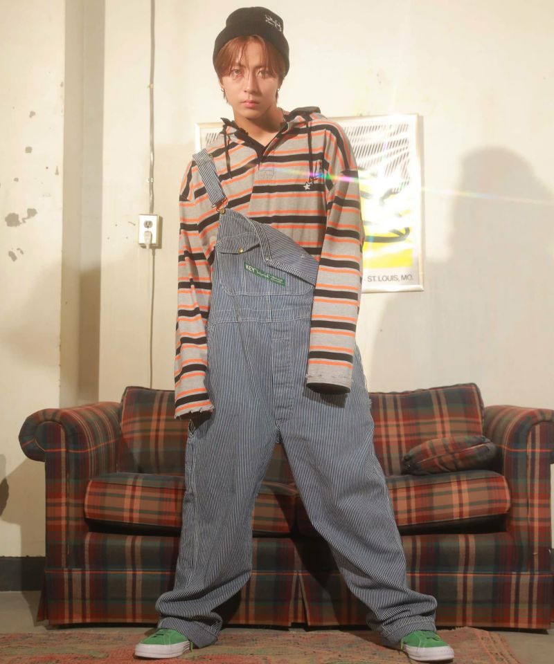 受注販売】『LIL LEAGUE × SPINNS』 フード付き ラガーシャツ | SPINNS