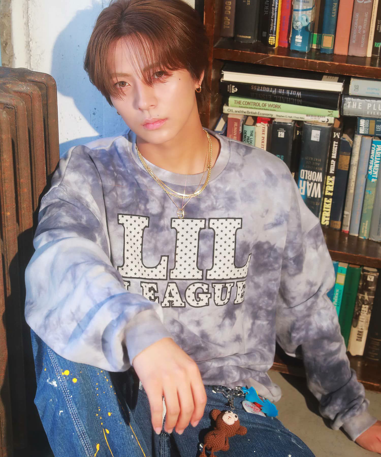 受注販売】『LIL LEAGUE × SPINNS』 タイダイ柄スウェット | SPINNS