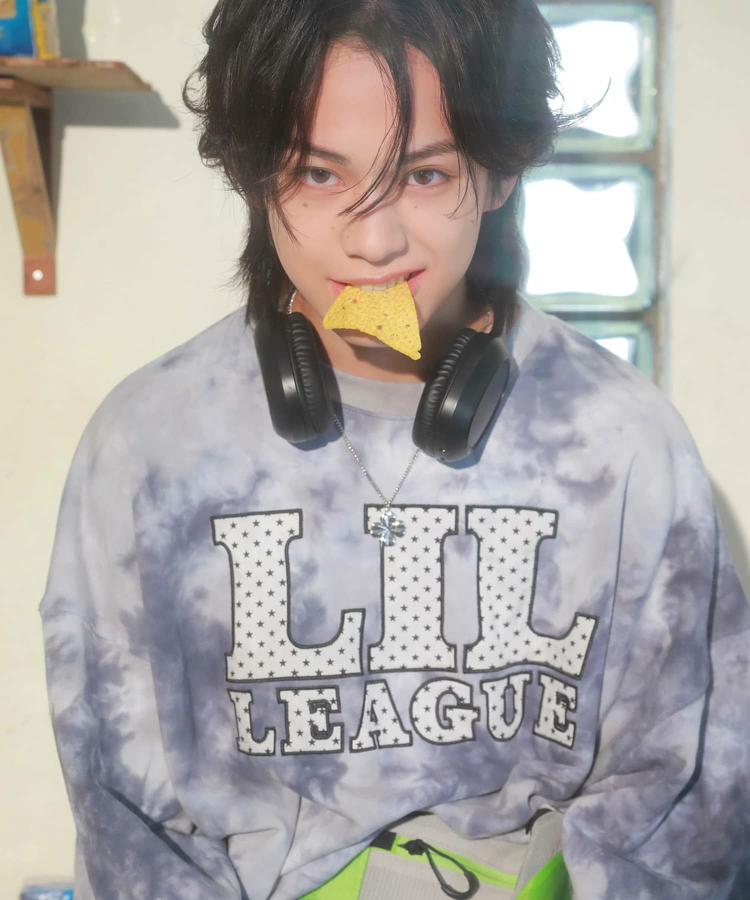 受注販売】『LIL LEAGUE × SPINNS』 タイダイ柄スウェット | SPINNS